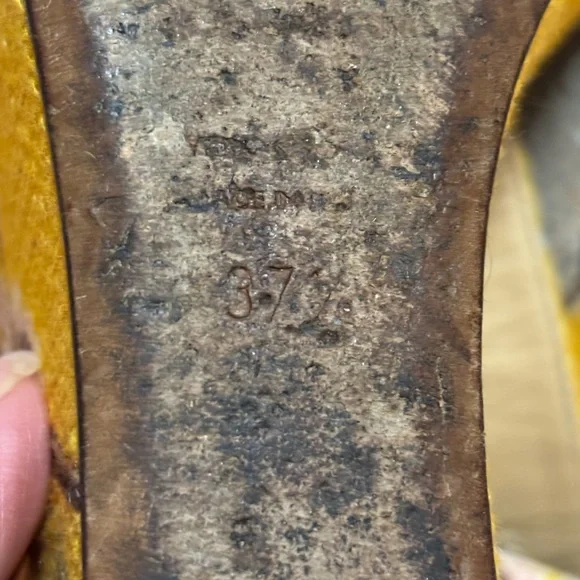 Dolce & Gabbana Yellow Floral Wedges - Picture 7 of 8